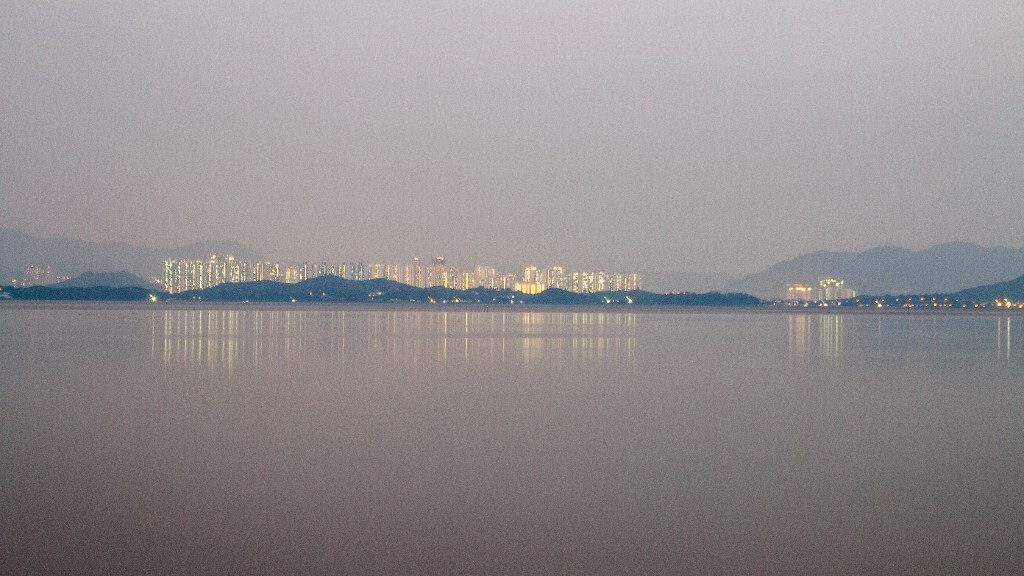 深圳湾黄昏