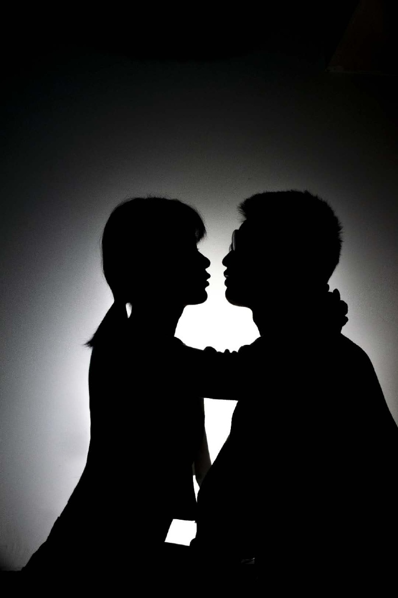 七夕情侣剪影限定