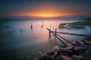 太湖日出
