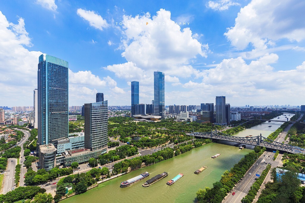 千年古运河畔的城市