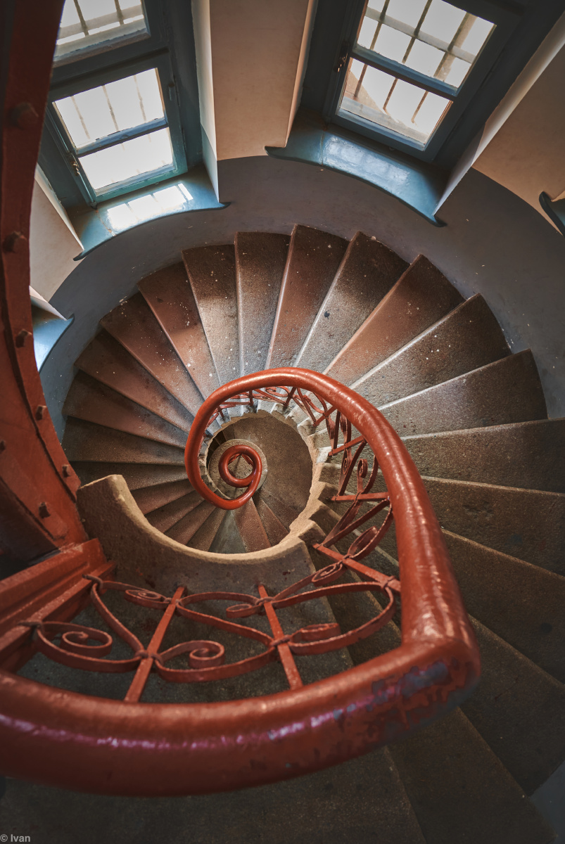 青岛的旋转楼梯