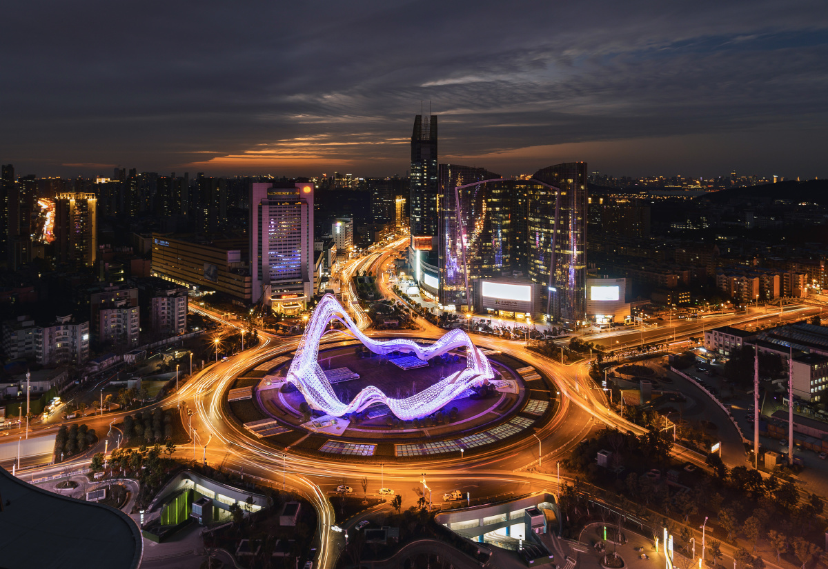 光谷转盘武汉商圈城市中心