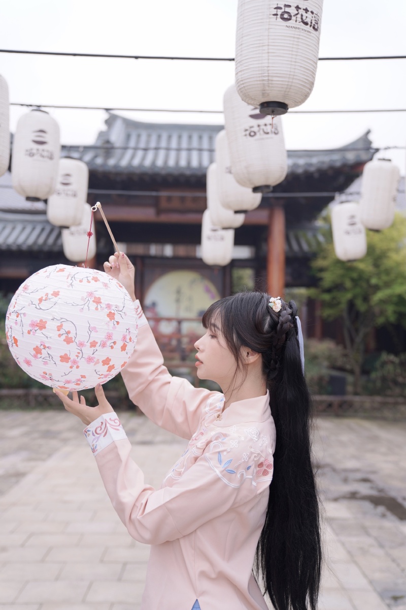 无锡拈花湾樱花汉服