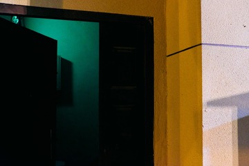 城市夜晚一角
