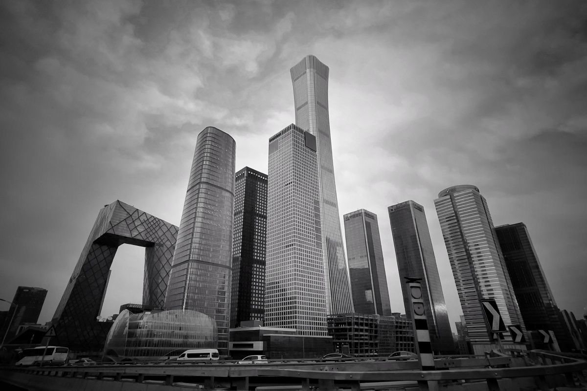 中国尊及建筑群