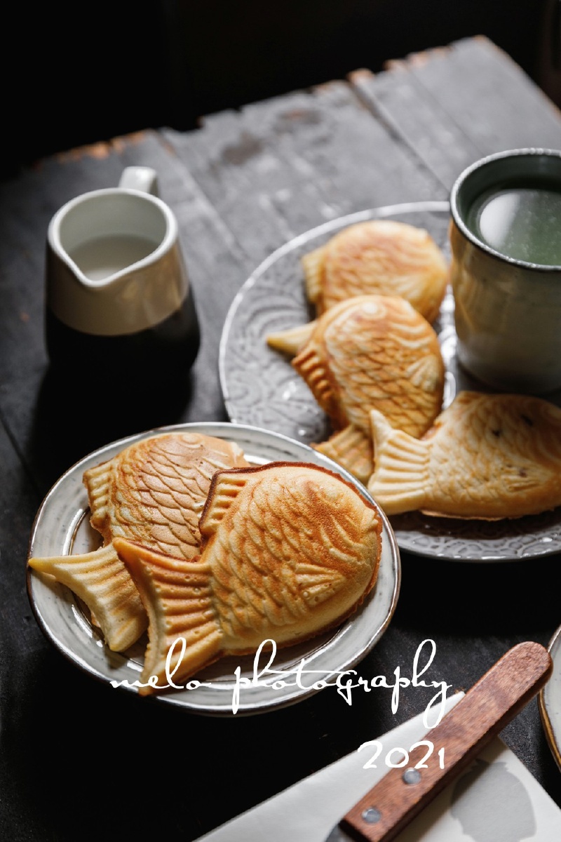 鲷鱼烧搭配抹茶