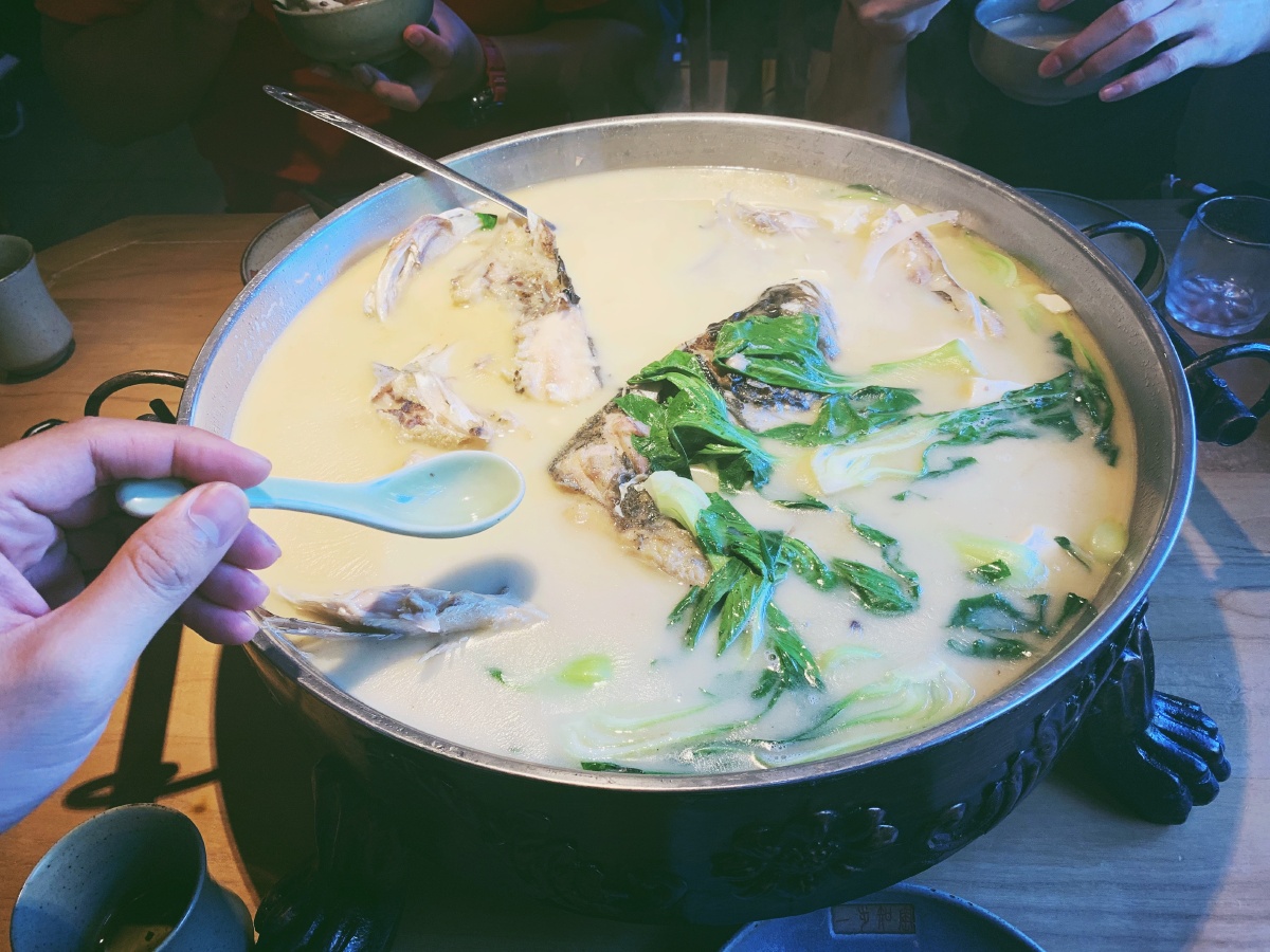 一大锅汤 喝死我了?