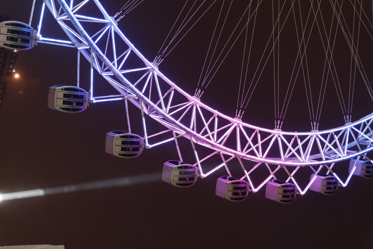 佛山大沥天空之眼摩天轮延时