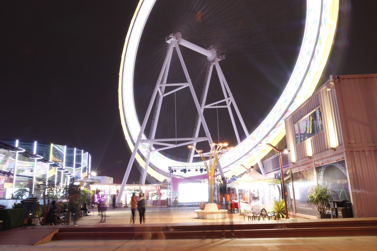 佛山大沥天空之眼摩天轮延时