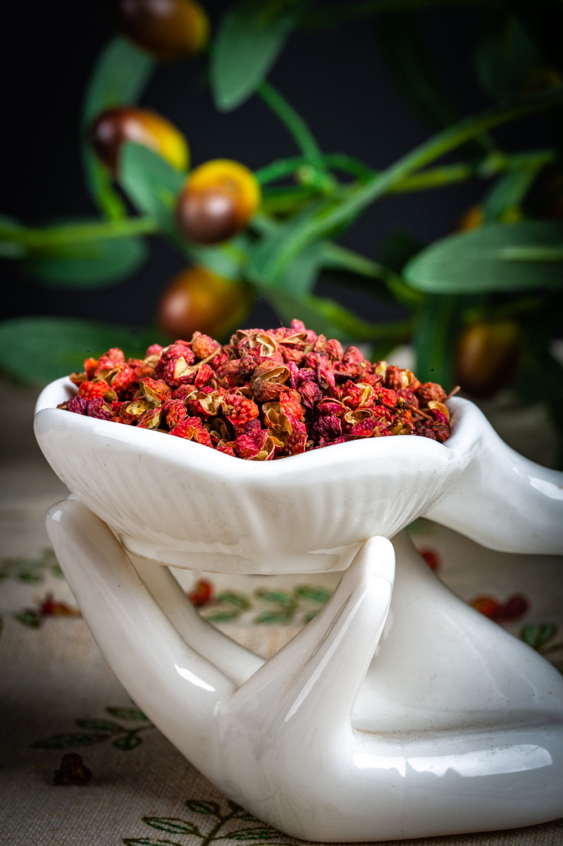 红绿花椒静物拍摄