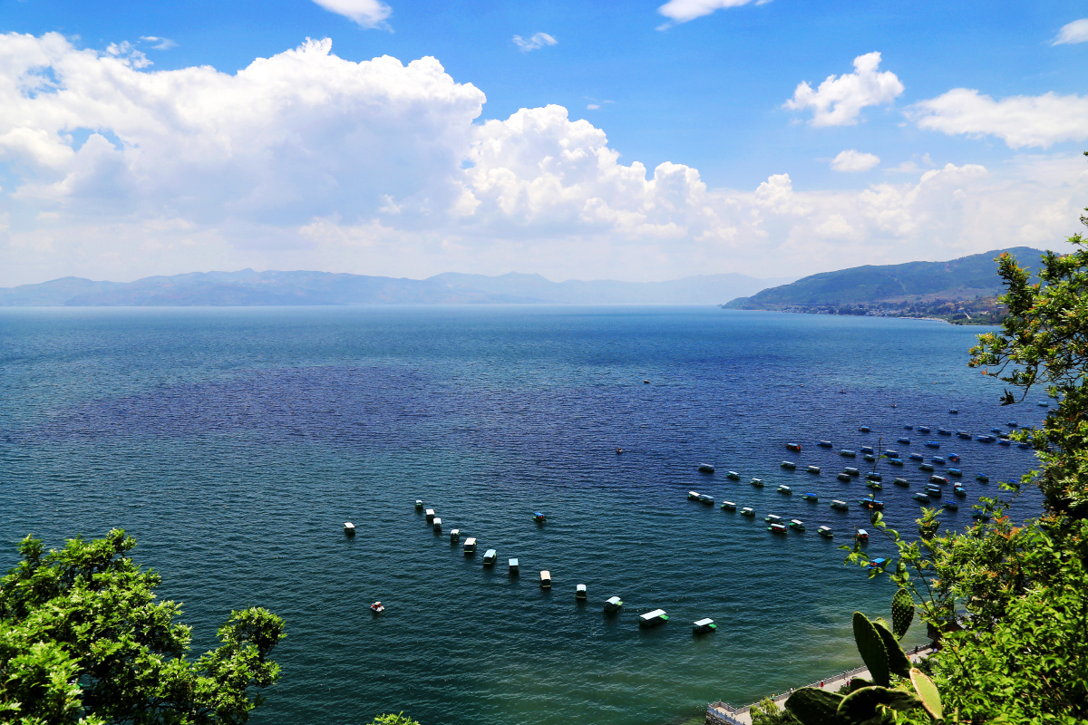 云南抚仙湖风光