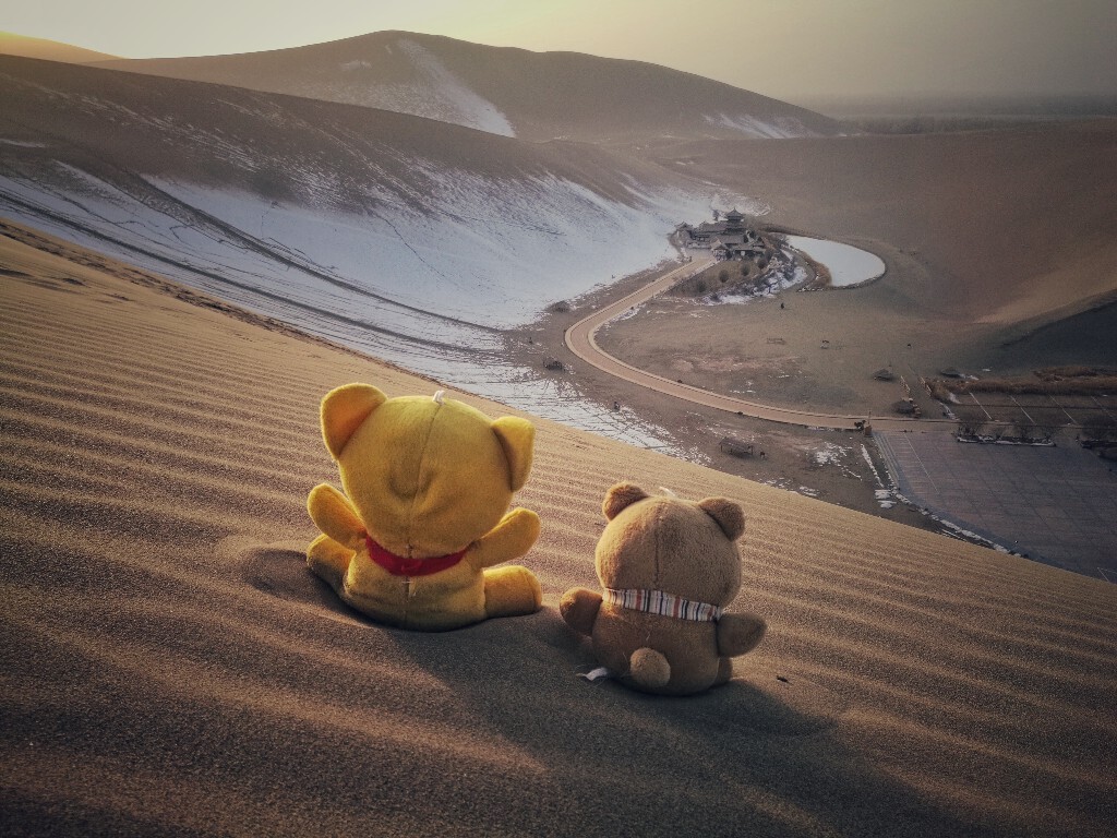 静静等待美景