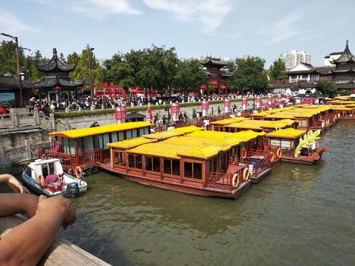 南京秦淮河夫子庙国庆旅行热闹有保证