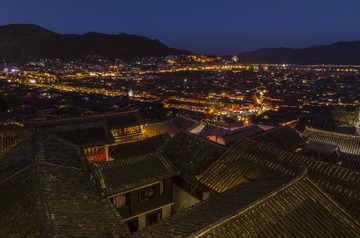 丽江古城全景