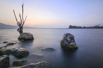 洱海日出