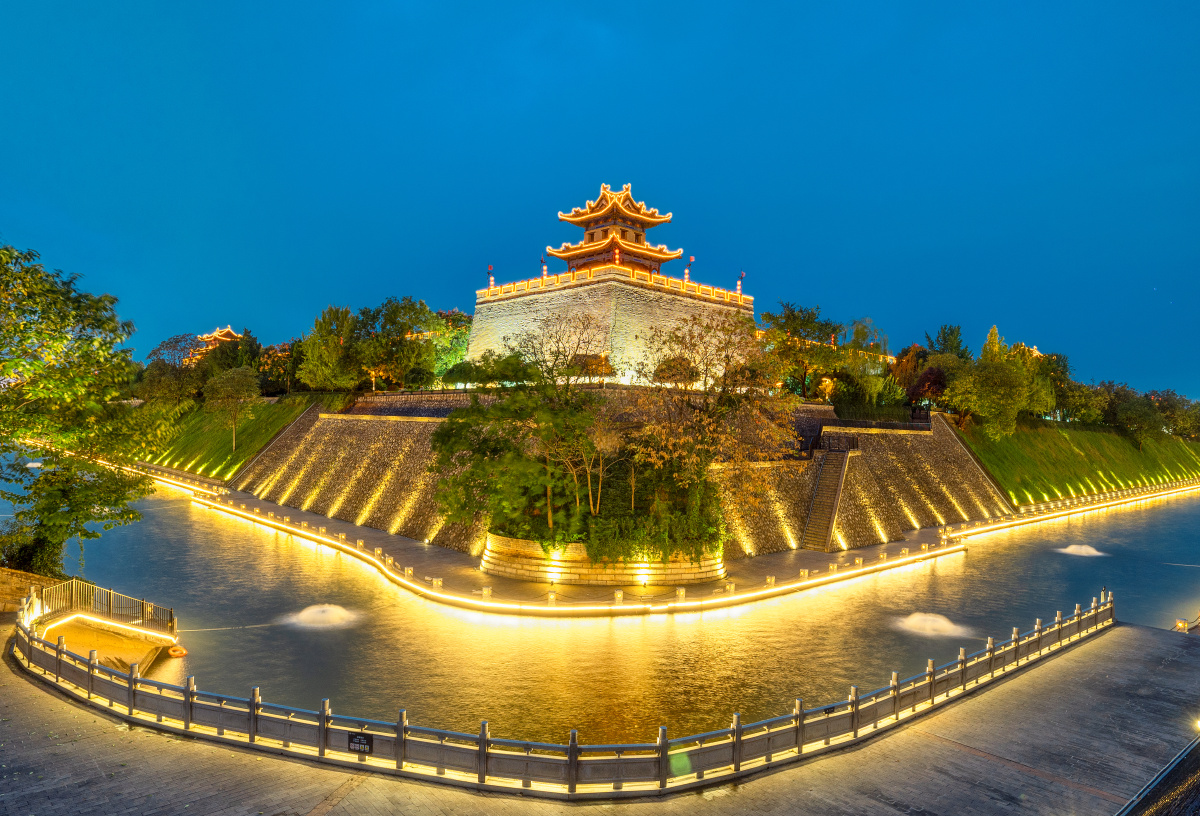 西安城墙东南城角