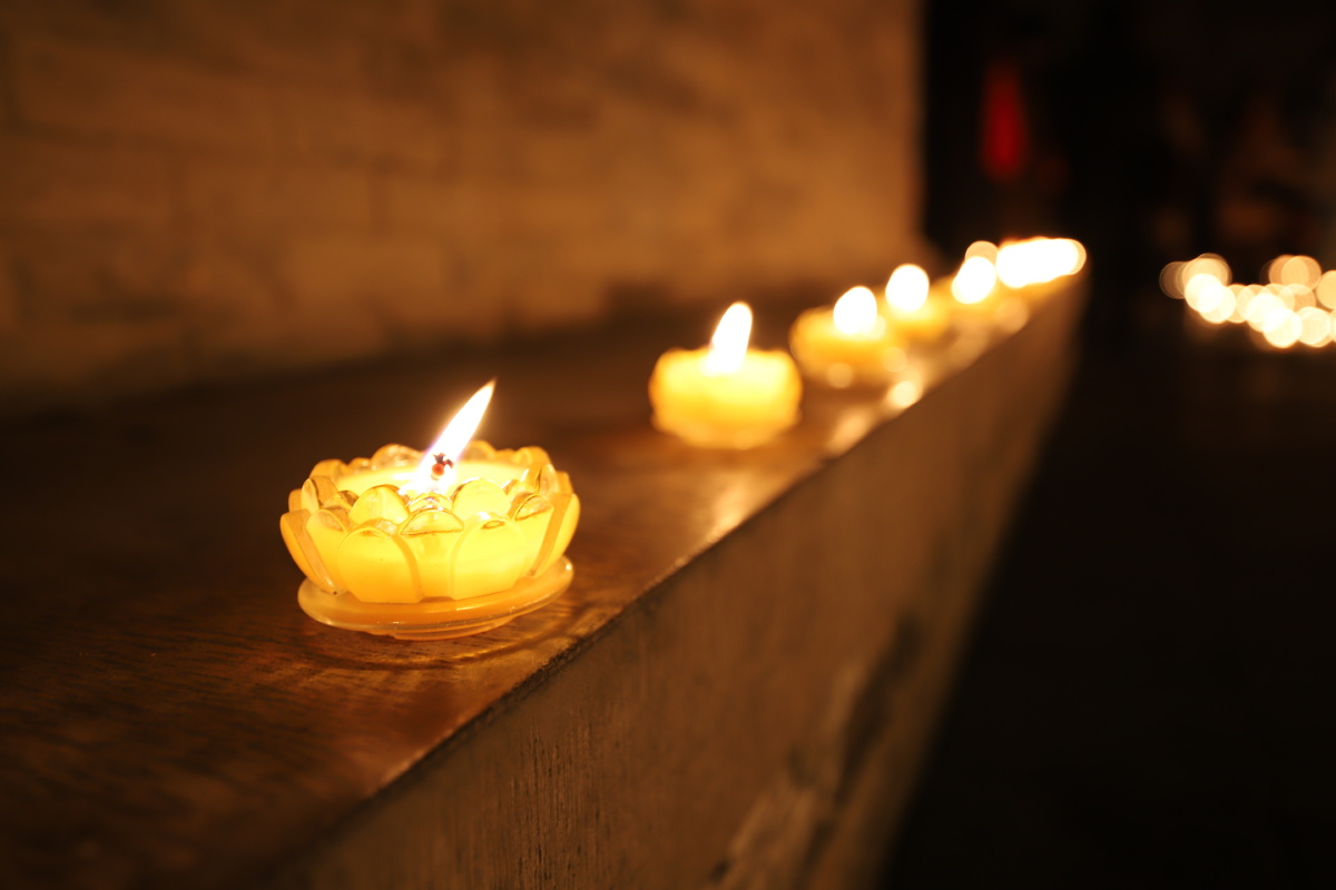 西安广仁寺正月初八新年祈福燃灯会