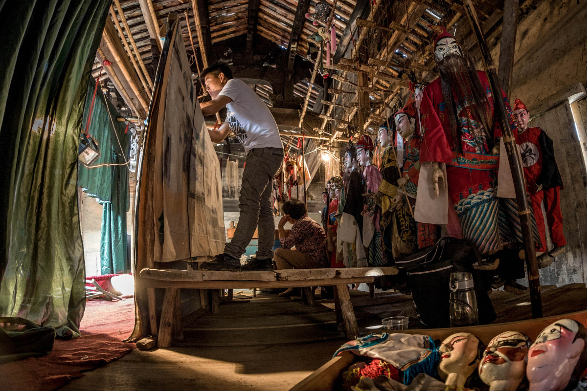 《母子婺剧木偶剧团》