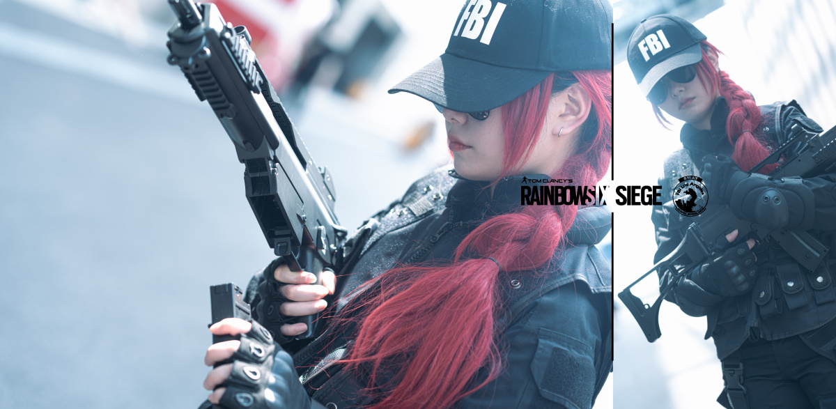 漫展返图cp28cosplaycp28返图彩虹六号ash1/9