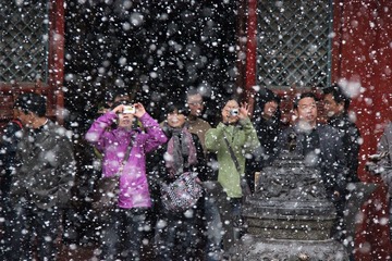 五台山的大雪
