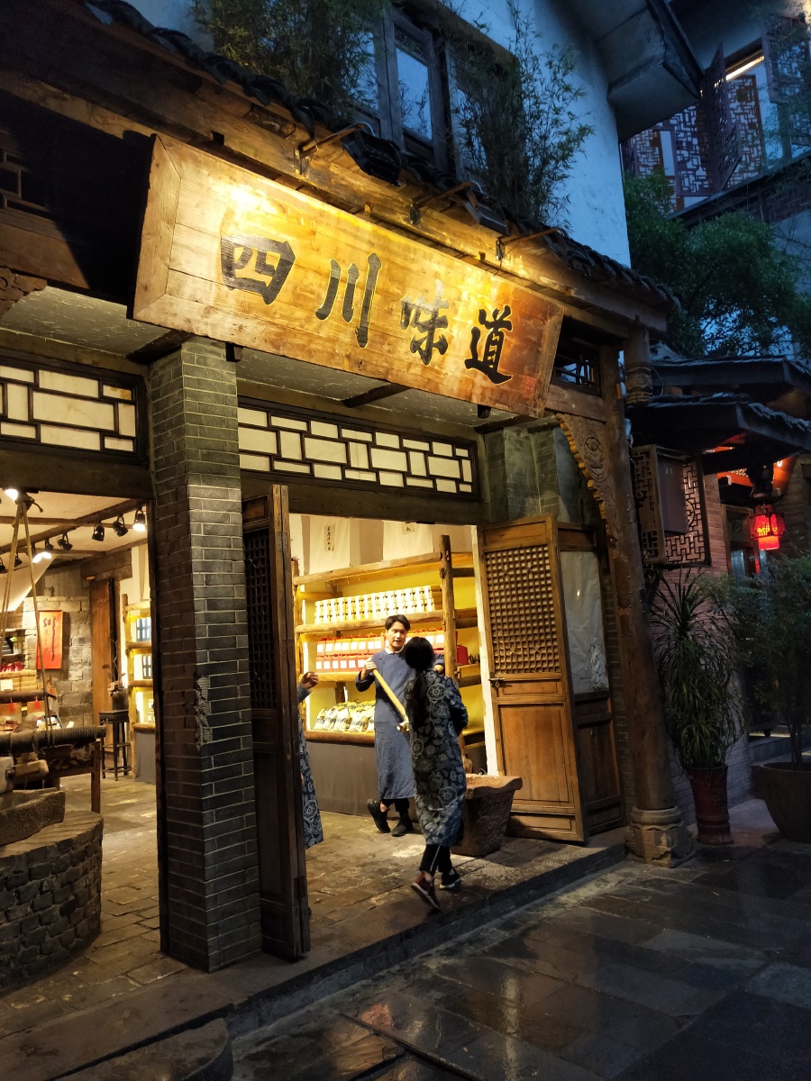 成都宽窄巷子一游