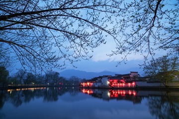 夜色宏村