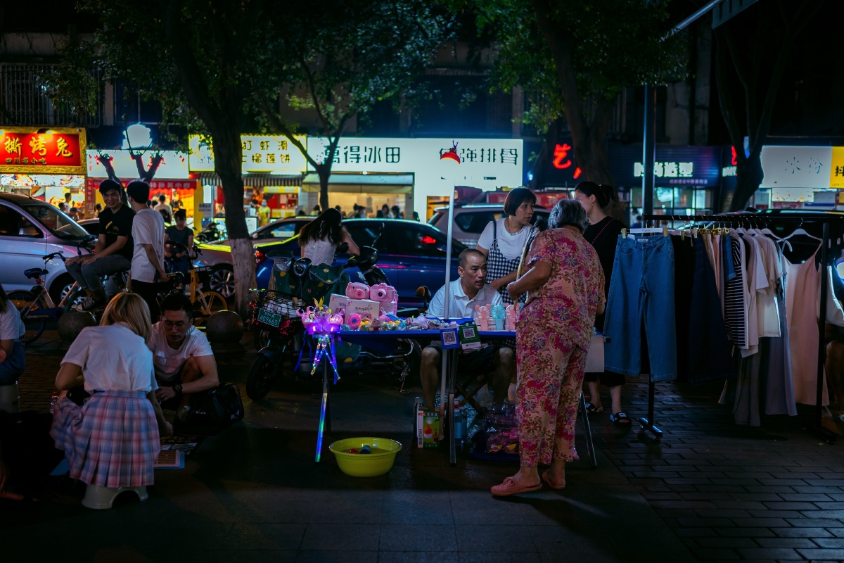 成都的地摊经济