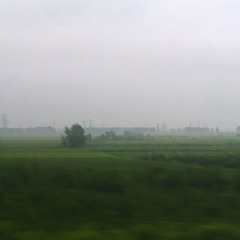 车窗外的一场雨