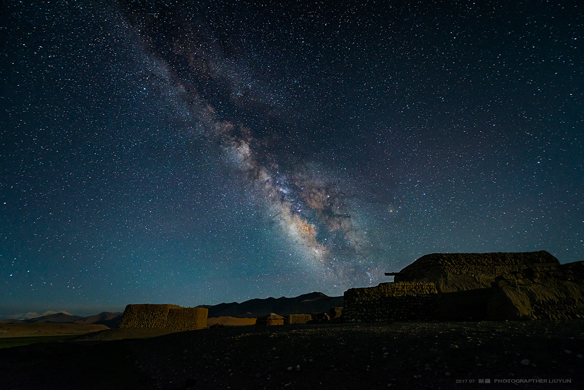 新疆木吉乡的银河