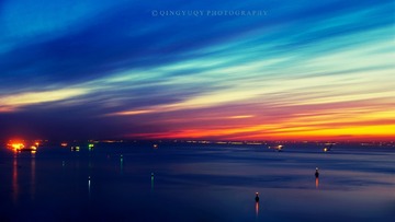 海湾日落