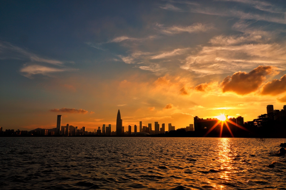 深圳湾公园日落2 - 大刚_在路上 - 图虫