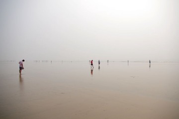 早晨的海边