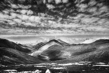 Beneath the clouds