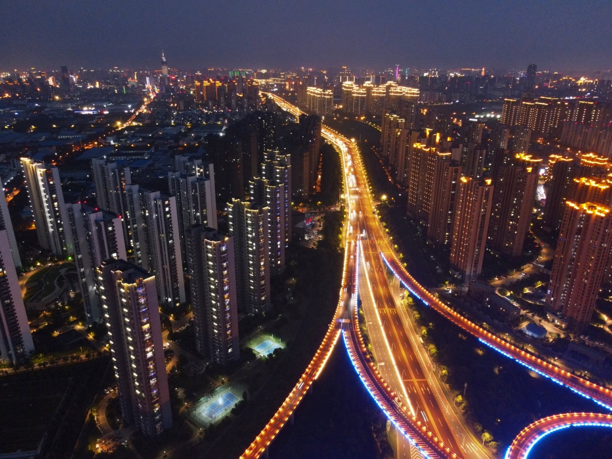 城市之夜万家灯火