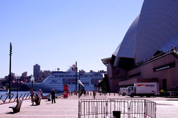 cruising by the opera house 