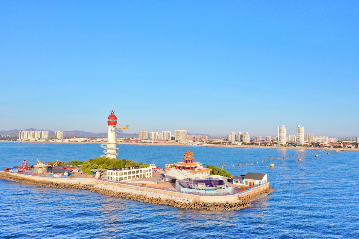 秦皇岛仙螺岛日出