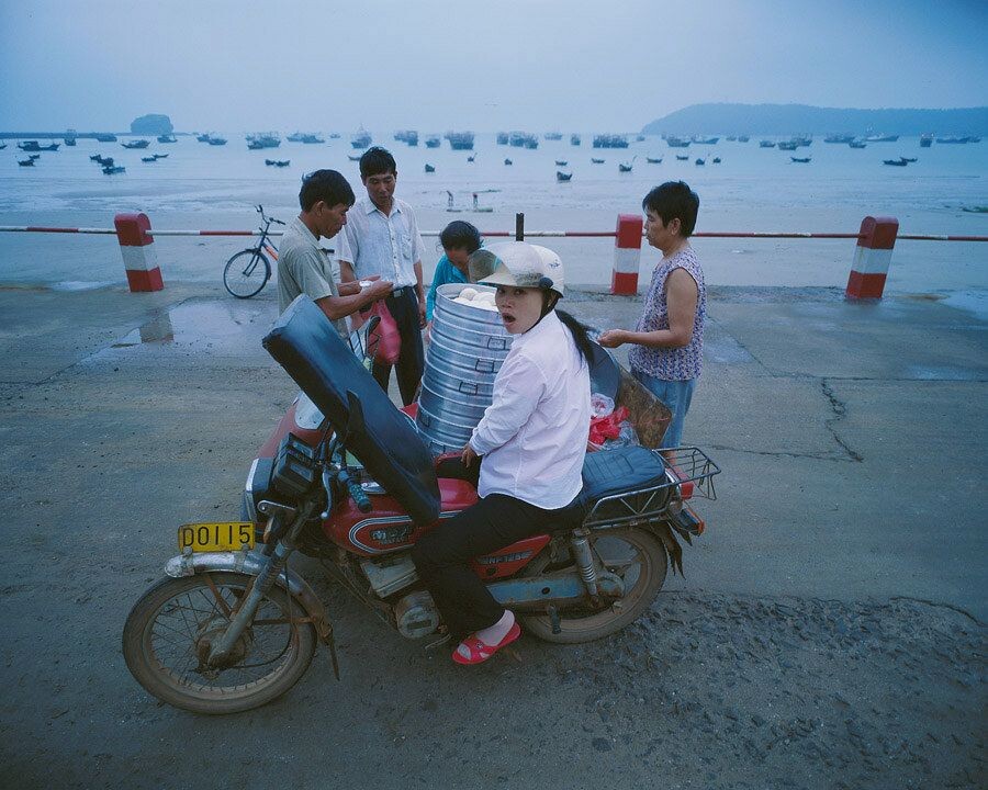 北海11<br />
涠洲岛。海边流动的早餐买卖