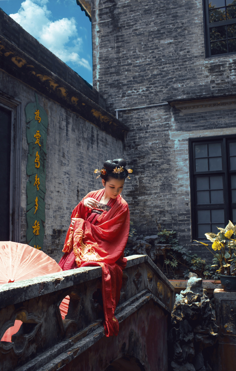 余荫山房古装拍摄七七