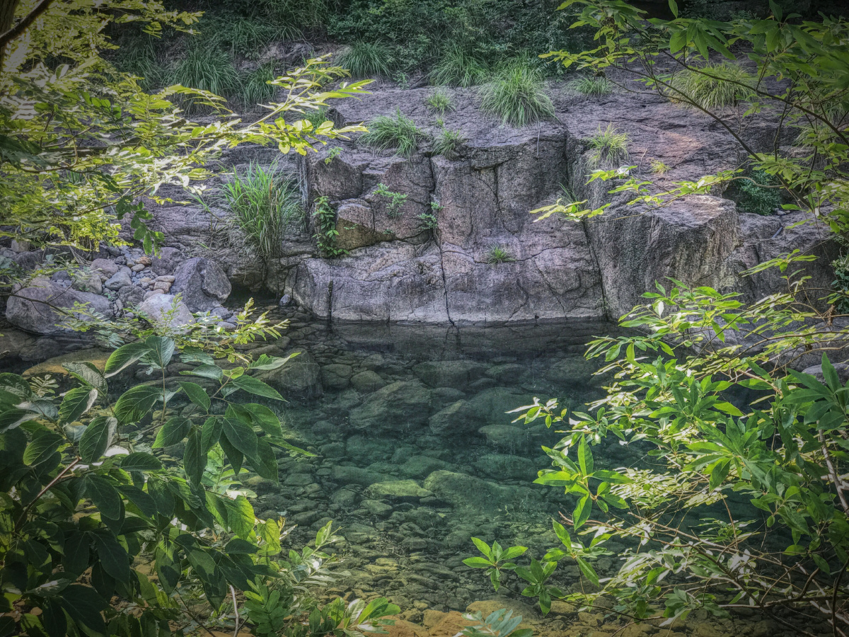 鸬鹚湾位于桐庐富春江支流鸬鹚溪的上游,距县城20多公里.