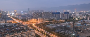 五里亭夜景