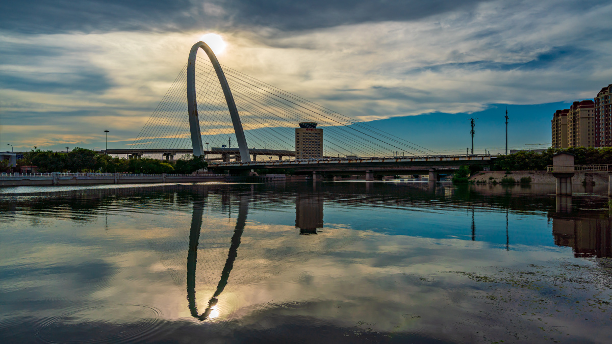 海河北营门桥