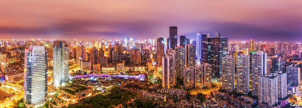 连续下了几天雨，成都的空气通透到爆！