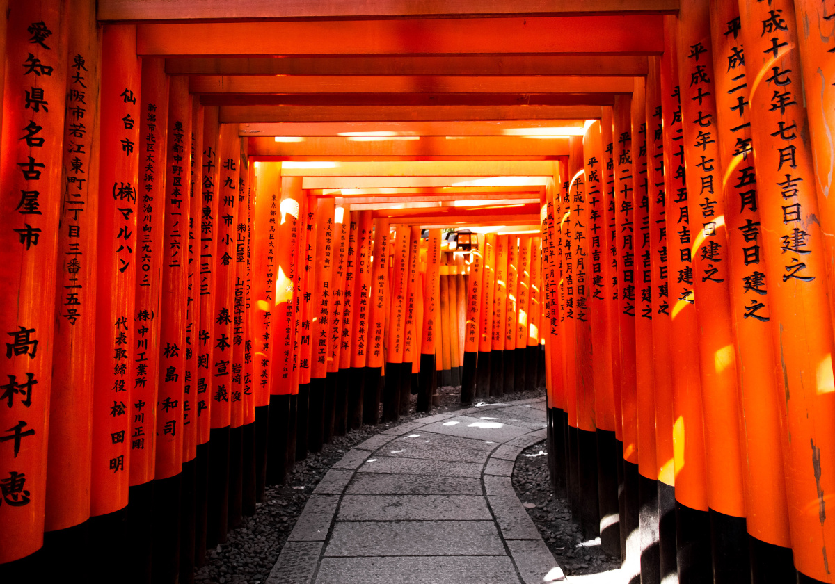 京都稻荷大社千本鸟居