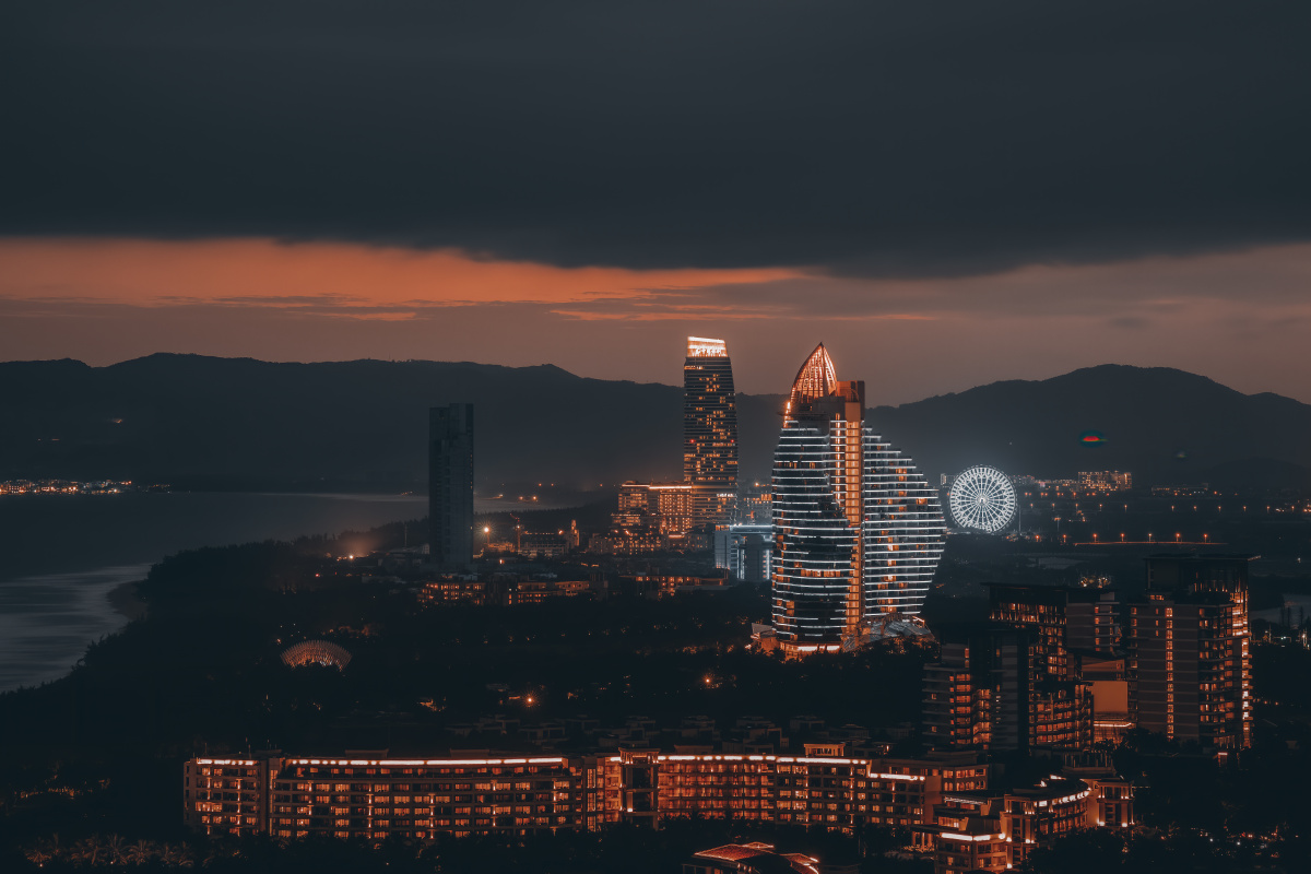 三亚海棠湾夜景