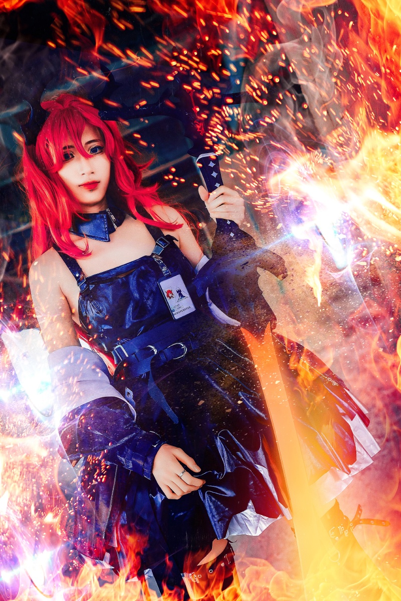 《明日方舟》史尔特尔 #cos #人像摄影 #广州约拍 - 摄影师森明