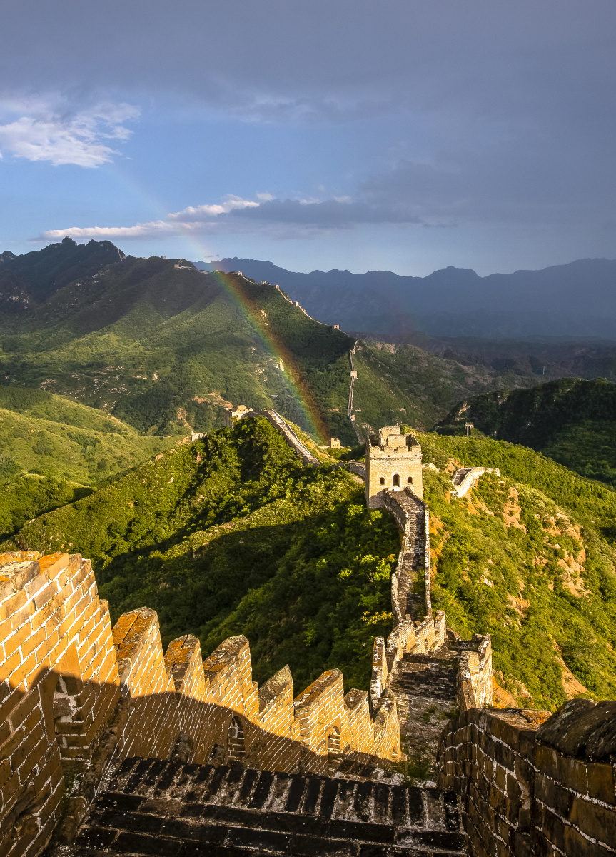 司马台长城彩虹