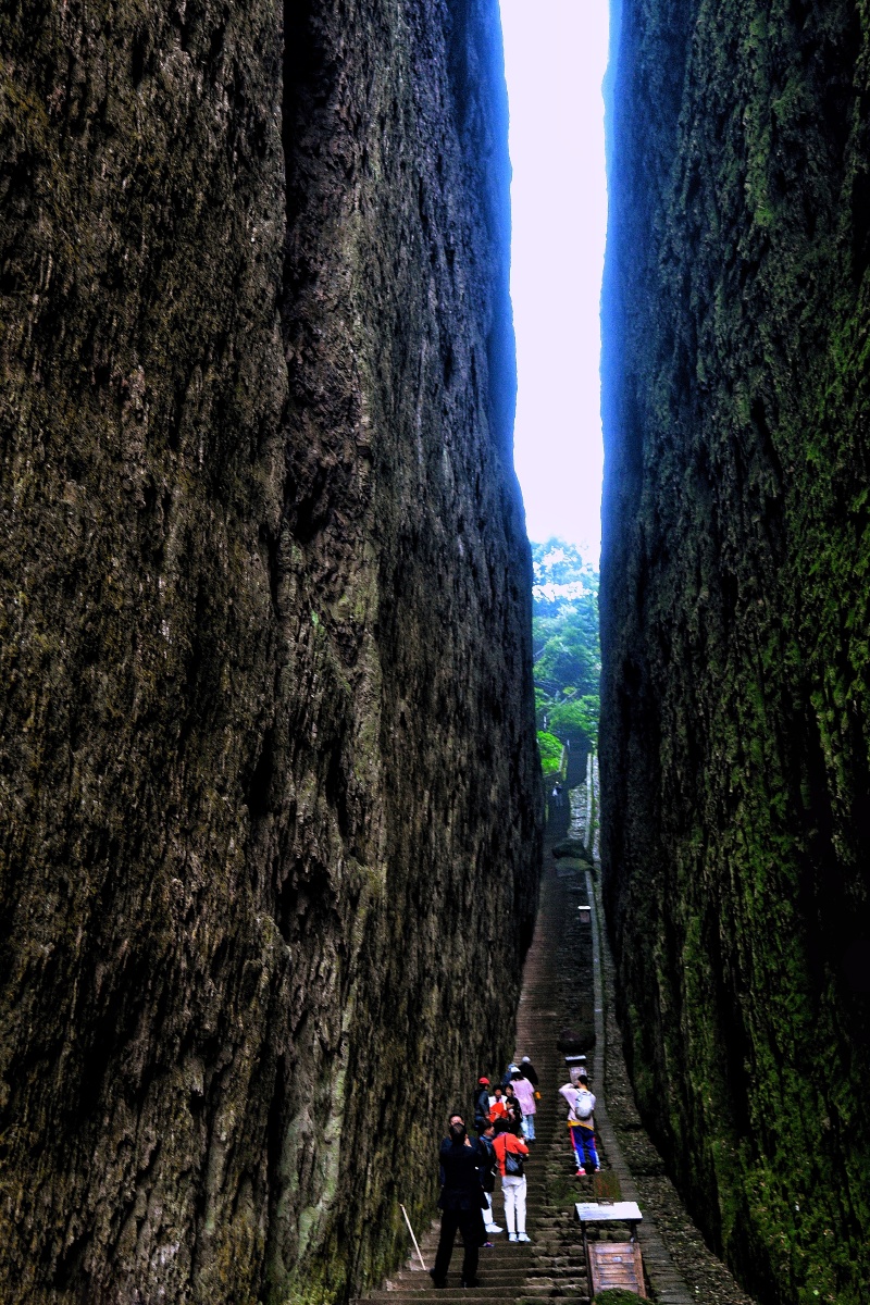 江郎山一线天 61 摄于浙江衢州江山市.