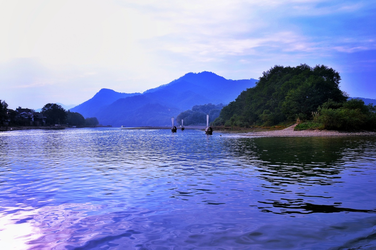 帆影瓯江61摄于浙江丽水古堰画乡