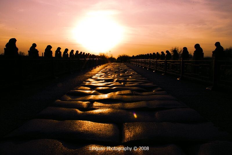 卢沟桥<br />
摄于2008年2月 北京卢沟桥