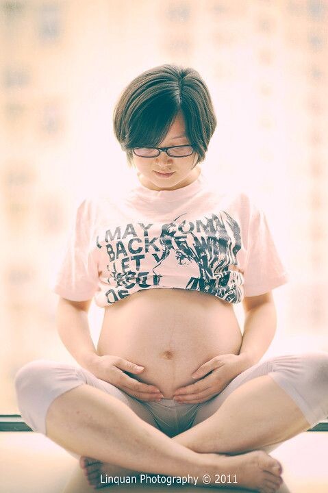 孟孟<br />
给老婆拍的大肚留念照，再有一个月，我们的宝宝就要出生了...